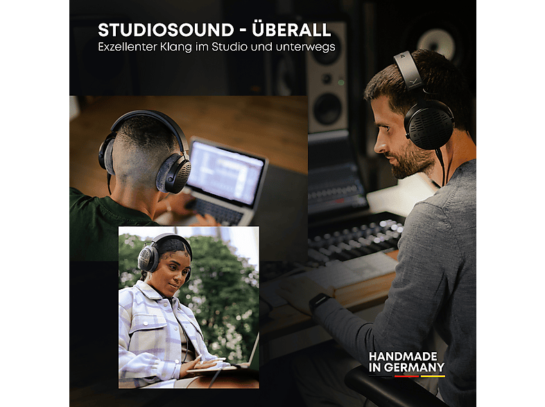 BEYERDYNAMIC — Auriculares inalámbricos, Circumaurales, Negro, DT 900 Pro X BEYERDYNAMIC, vista 4
