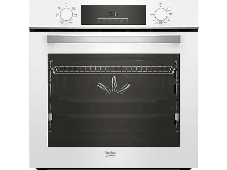 BEKO BBIE18300W — Horno, Multifunción, Hidrólisis, 59.4 cm, Blanco