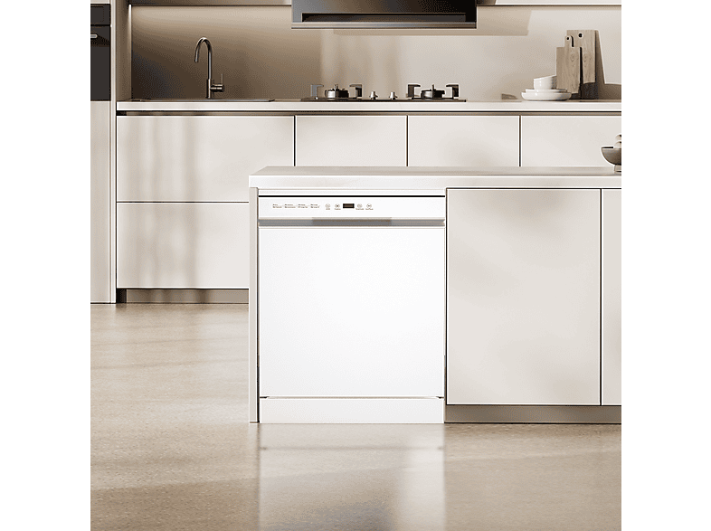 VOK EVD-14FCWAD — Lavavajillas libre instalación 60 cm, 8 programas, 60 cm, Blanco, vista 7