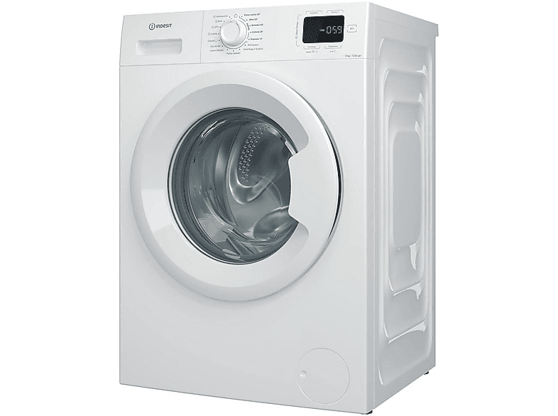 INDESIT IM 642B MY TIME IT — Lavadora carga frontal, 6 kg, 15 programas, Blanco