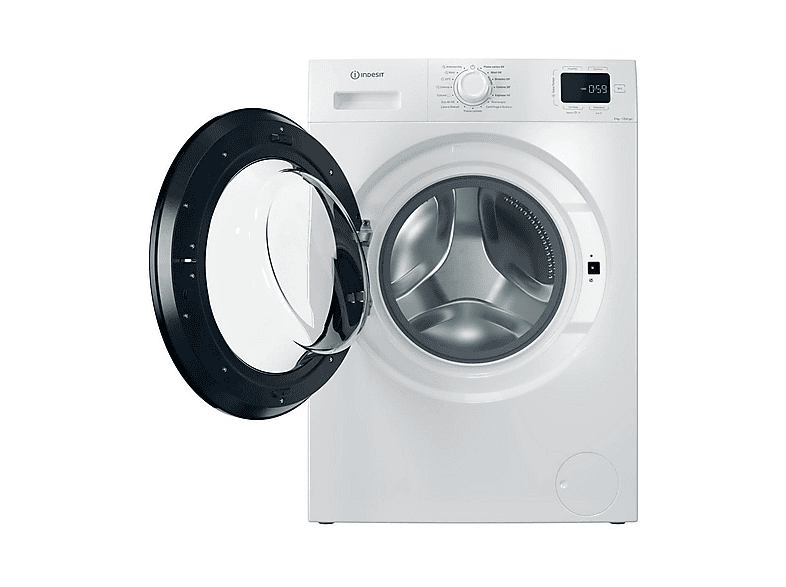 INDESIT IM 642B MY TIME IT — Lavadora carga frontal, 6 kg, 15 programas, Blanco, vista 2