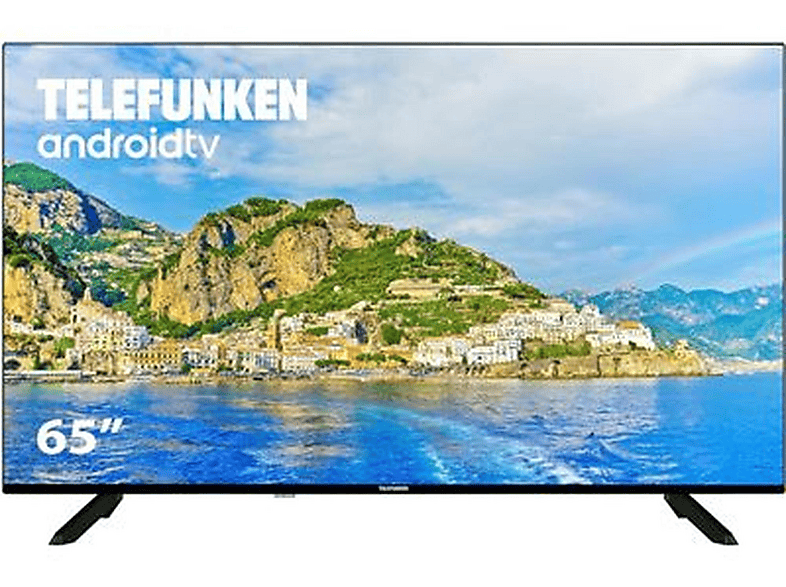 TELEFUNKEN 65DTUA523 — TV LED 65", Negro, UHD 4K, 1, Smart TV