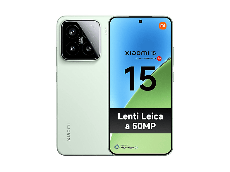 XIAOMI 15 6.36P/5G/8N/12+512GB/GR — Smartphone, Verde, 12 GB RAM, 5,240 mAh, Móvil Android