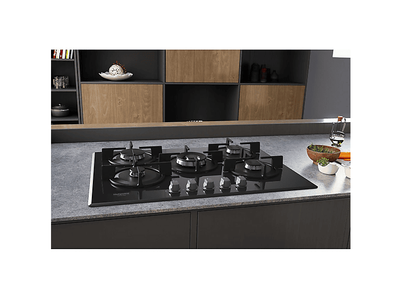 HOTPOINT 869991586370 — Placa de gas, 730 mm, Espejo, 5 zone(s) zonas, Natural Gas (NG), vista 4