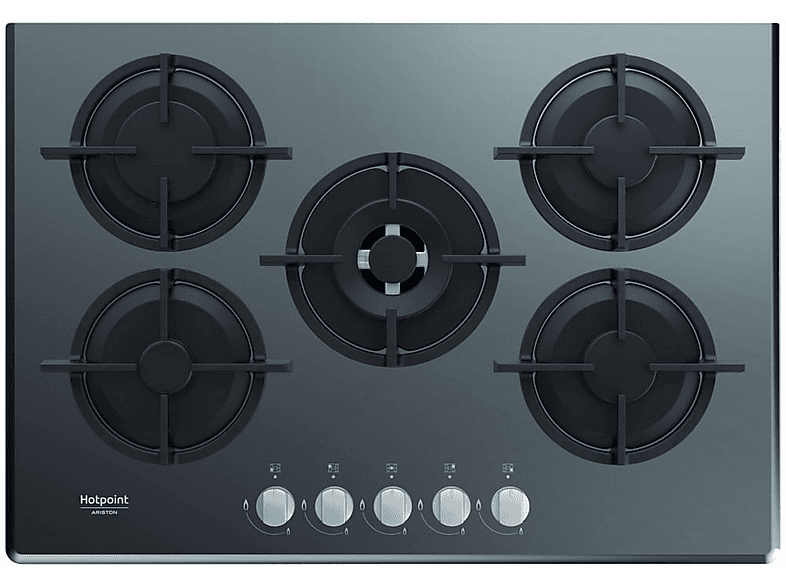 HOTPOINT 869991586370 — Placa de gas, 730 mm, Espejo, 5 zone(s) zonas, Natural Gas (NG), vista 6
