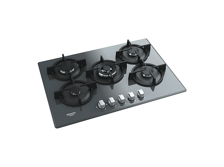 HOTPOINT 869991586370 — Placa de gas, 730 mm, Espejo, 5 zone(s) zonas, Natural Gas (NG), vista 8