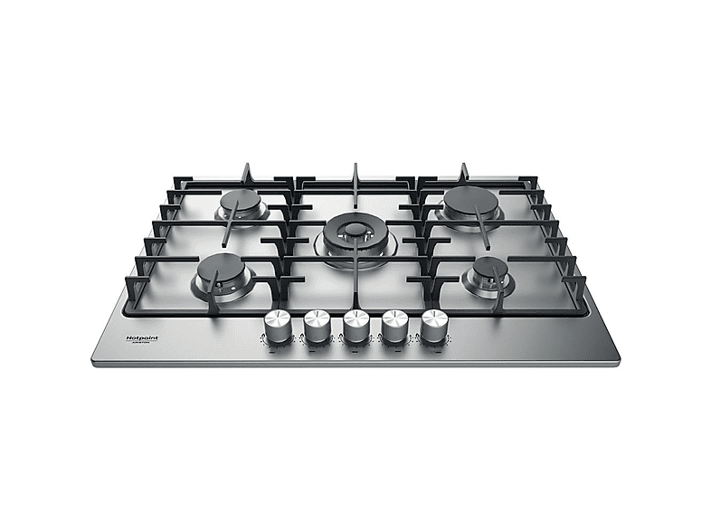 HOTPOINT 869991598530 — Placa de gas, 73 cm, 5 zone(s) zonas, Natural Gas (NG), Acero inoxidable, vista 7