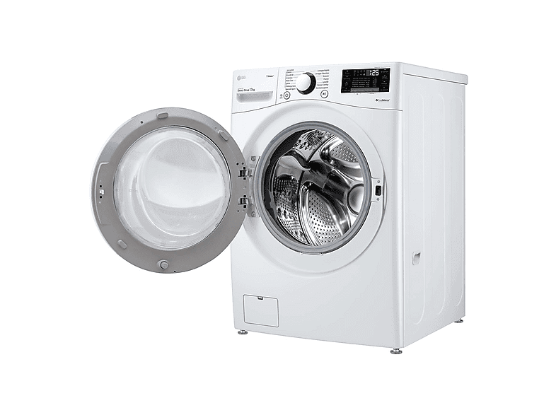 LG F1P1CY2W — Lavadora carga frontal, 17 kg, 1100 rpm, 14 Programas, Blanco Marfil, vista 8