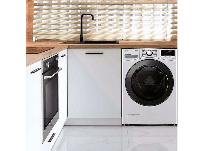 LG F1P1CY2W — Lavadora carga frontal, 17 kg, 1100 rpm, 14 Programas, Blanco Marfil, vista 14
