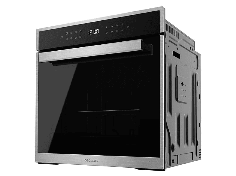 CECOTEC Bolero Hexa P506000 Edge A+ — Horno pirolítico, 64,7 cm, Plateado, Libre instalación, 81 l