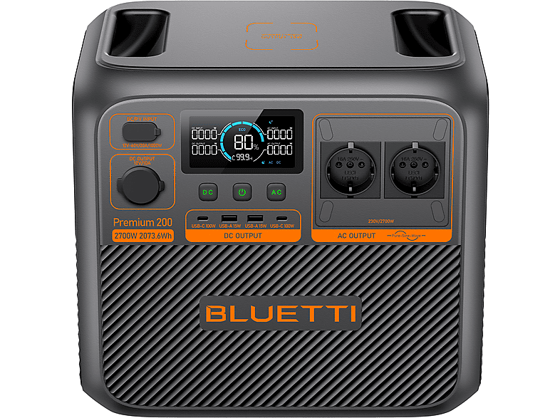 BLUETTI Premium 200 V2(AC270P) — Estación de energía, vista 2