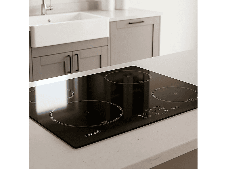CATA IB-6324E2 — Placa Inducción, 59 cm, Negro, 4 zonas, vista 4