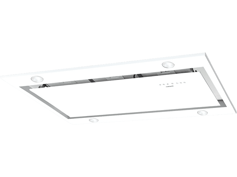 CATA ISLA SIRIN 1000 WH — Campana de isla, 850m³/h, 100 cm, Blanco, 3 Velocidades +Turbo