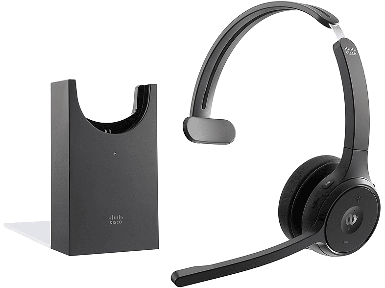 CISCO — Auriculares Inalámbricos, Circumaurales, Bluetooth, Negro, HS-WL-721-BUNAS-C CISCO