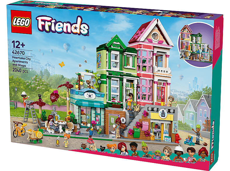 LEGO Friends Apartamentos y Tiendas: Juguetes con Mini Muñecos y Gatos para Niñas 42670 — Juego de construcción, edad recomendada: 12 año(s), 1 piezas, vista 6