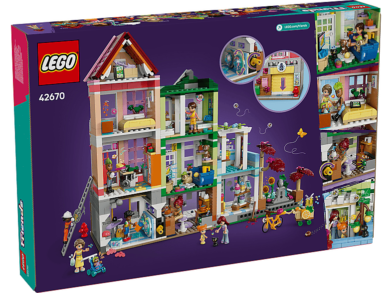 LEGO Friends Apartamentos y Tiendas: Juguetes con Mini Muñecos y Gatos para Niñas 42670 — Juego de construcción, edad recomendada: 12 año(s), 1 piezas, vista 9