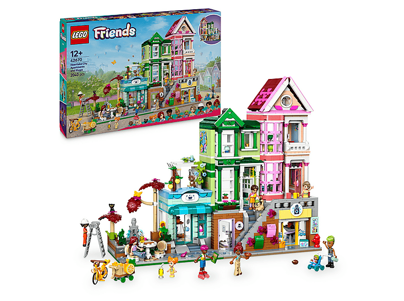 LEGO Friends Apartamentos y Tiendas: Juguetes con Mini Muñecos y Gatos para Niñas 42670 — Juego de construcción, edad recomendada: 12 año(s), 1 piezas, vista 10