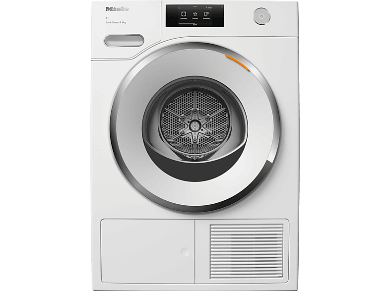 MIELE TWR780WP Eco&Steam — Secadora bomba de calor, 9kg, 20 programas, Blanco
