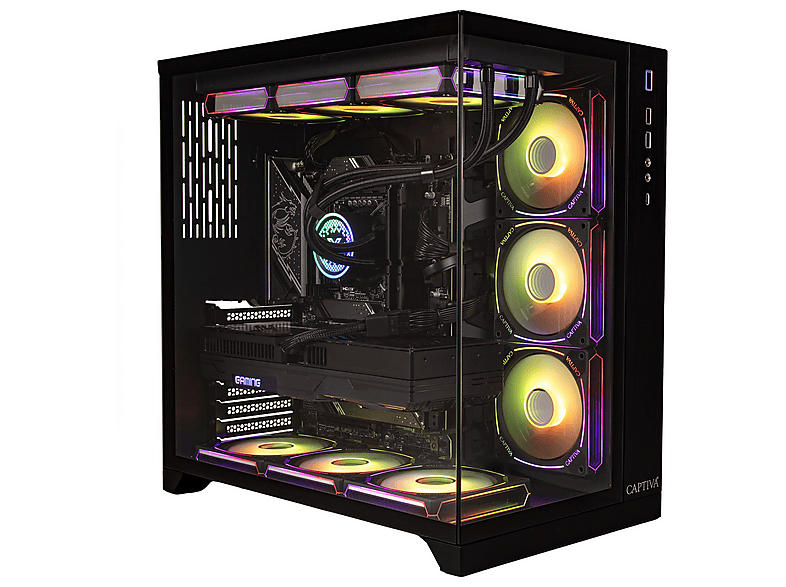 CAPTIVA 90465 — PC Gaming, 64 GB RAM, 2 TB SSD, Negro, Intel Core i9 14900KF