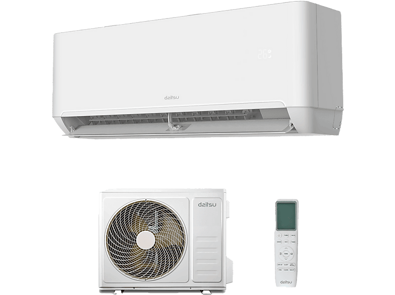 DAITSU SPLIT MURAL ARTIC DS-9KTP-4 WIFI — Aire acondicionado Split 1 x 1, Blanco, 2322 fg/h, Función Inverter