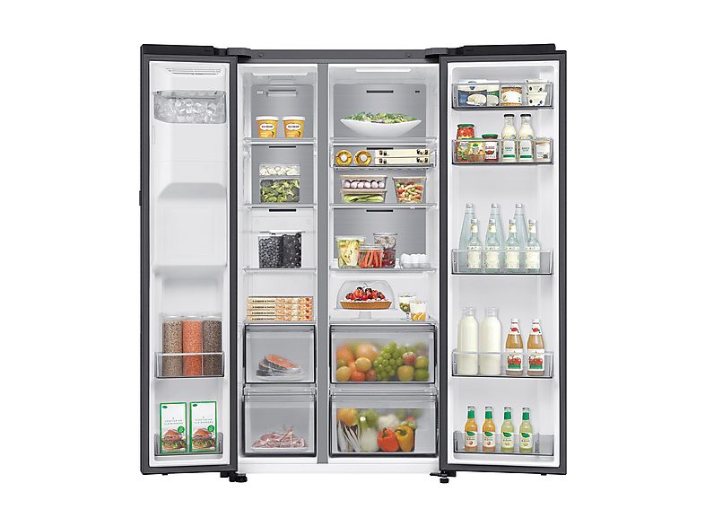 SAMSUNG RS80F64KDFEF — Frigorífico americano, Altura 178,4 cm, Grafito, No Frost, Mono Cooling, vista 4