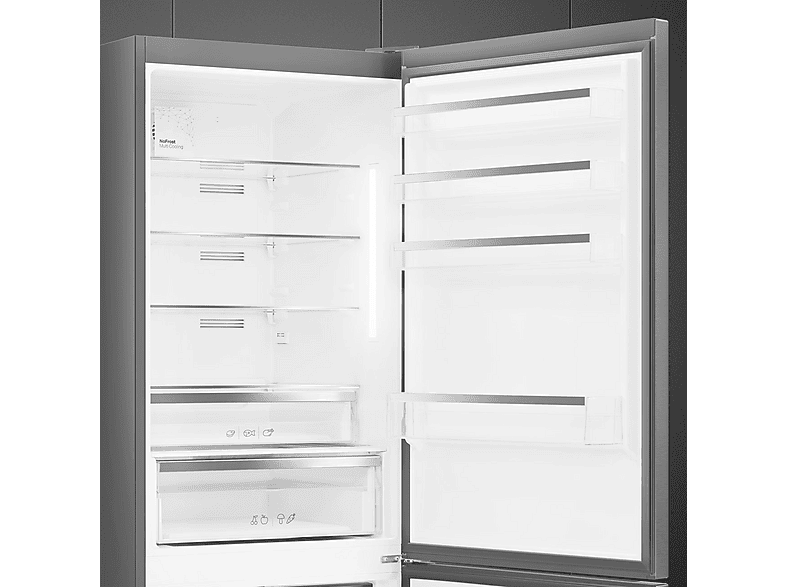SMEG FC48XDNE — Frigorífico combi, Altura 192,00 cm, Acero, No Frost, Capacidad 481 l, vista 4