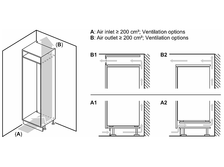 BOSCH Serie 4 GIN81VEE0 — Congelador vertical, 177,2 cm, White, 212 l, vista 5