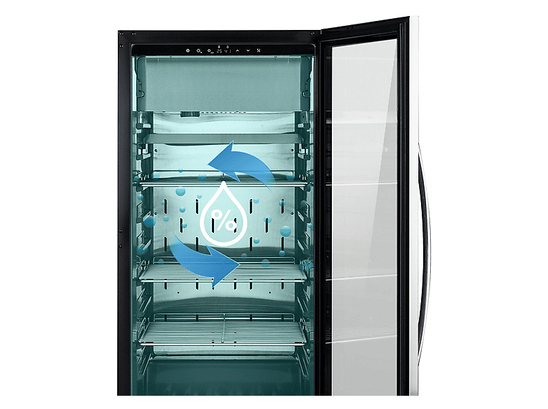 KLARSTEIN Steakhouse Pro 233 Onyx — Congelador vertical, 127 cm, Negro, vista 6