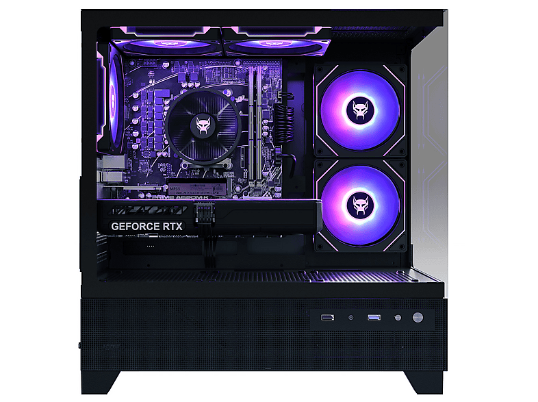 BEASTCOM Q5 Pro Gaming — PC Gaming, 16 GB RAM, 1 TB SSD, Negro, AMD Ryzen™ 7 8700F (ref. 152838069), vista 2