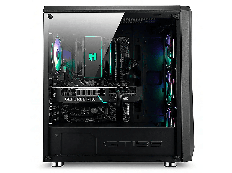 PC RACING Atlas — PC Gaming, 32 GB RAM, 1 TB SSD, Negro, AMD Ryzen™ 7 5700X, vista 2