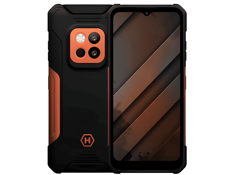 HAMMER Construction 2 5G Thermal 8 — Smartphone, Naranja, 256 GB, 8 GB RAM, 6500 mAh