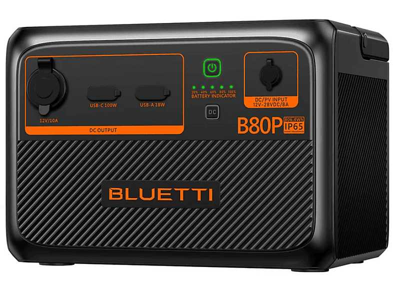BLUETTI B80P — Accesorio para estación de carga, Negro, vista 2