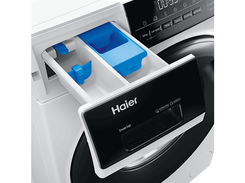 HAIER I-Pro Series 3 HW90-BP14939-S — Lavadora carga frontal, 9kg, Antibacterias, Blanco, 1400rpm, vista 7