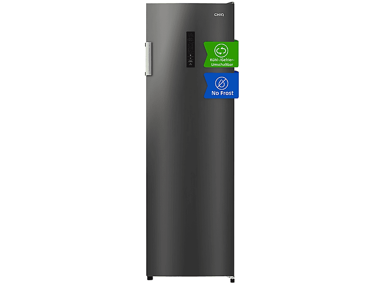 CHIQ CSD206NEID — Congelador vertical, 1700 mm, 206 l, Color Inox Oscuro