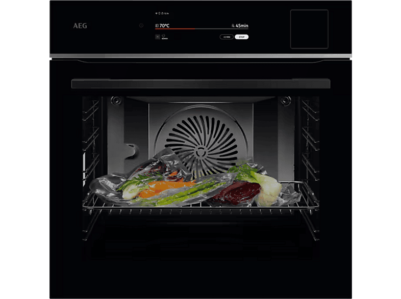 AEG TP9SB831AB — Horno a vapor, 59,5 cm, Negro, Libre instalación, 70 l