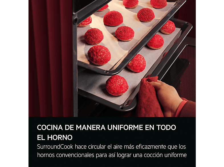 AEG TP9SB831AB — Horno a vapor, 59,5 cm, Negro, Libre instalación, 70 l, vista 6