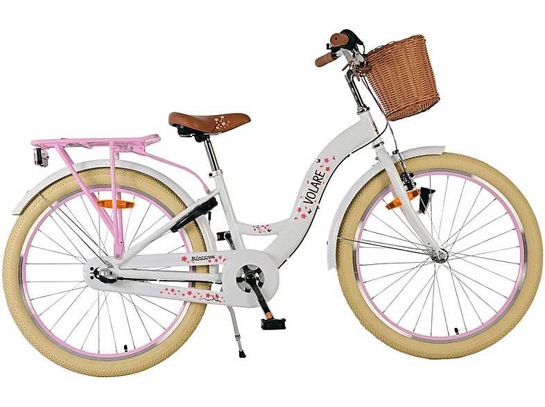 VOLARE 52448 — Bicicletas para niños, Acero, Blanco