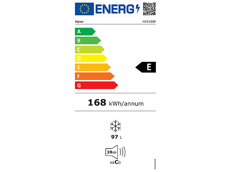 HAIER 37001613 — Congelador horizontal, 84,5 cm, Blanco, vista 4