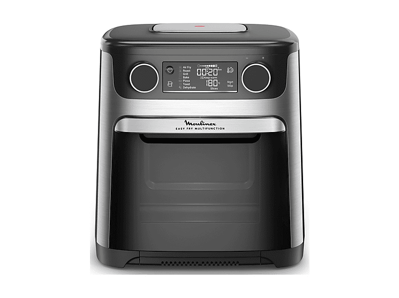 MOULINEX Easy Fry Multifunction AL556DF0 — Freidora de aire, 1800 W, Negro, 15 l, Acero inoxidable