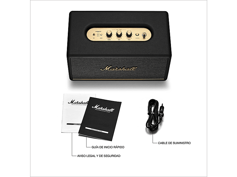 MARSHALL Stanmore III — Altavoz bluetooth, 50 W, Negro, Bluetooth 5.2, vista 5
