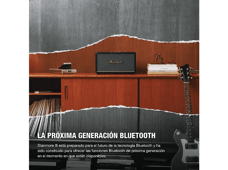 MARSHALL Stanmore III — Altavoz bluetooth, 50 W, Negro, Bluetooth 5.2, vista 9