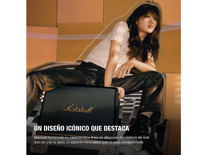 MARSHALL Woburn III — Altavoz bluetooth, 90 W, Negro, Bluetooth 5.2, vista 8