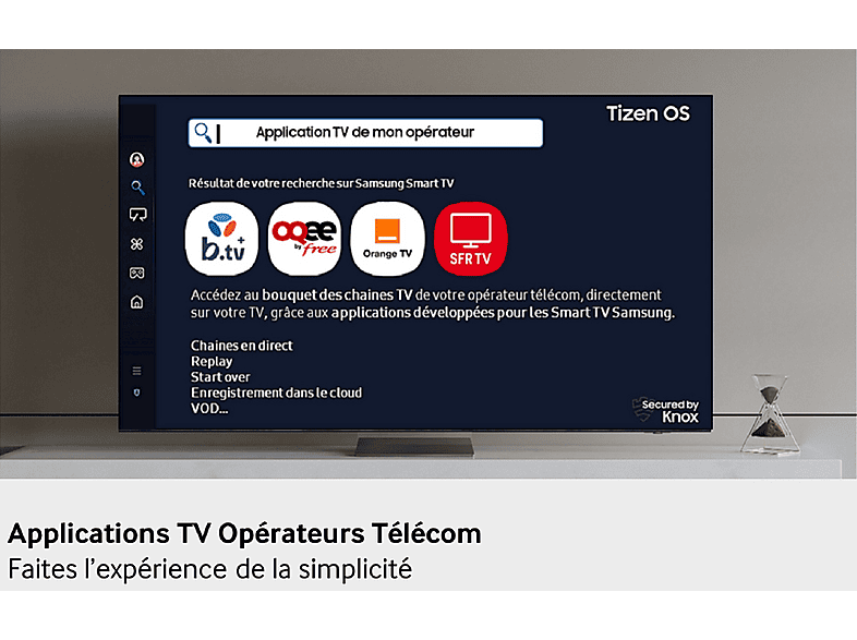 SAMSUNG TQ55Q7FAAU — TV QLED 55", Negro, UHD 4K, Q4 AI Processor, Smart TV, vista 3