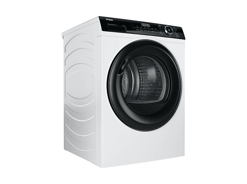 HAIER I-Pro Series 3 HD90-A3939-IB — Secadora bomba de calor, 9 kg, 15 programas, Blanco, Programa higiene, vista 4