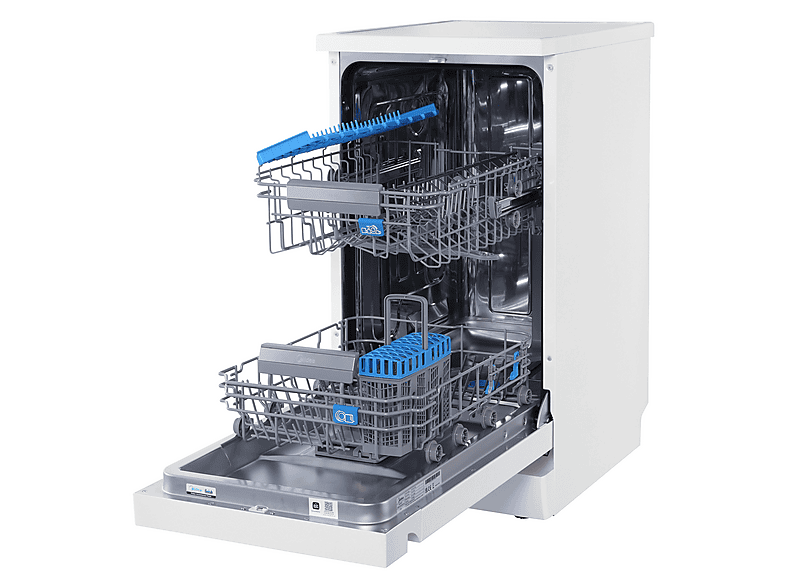 MIDEA MDWEF1034C(W)-WG-UK — Lavavajillas libre instalación 45 cm, 10 servicios, 5 programas, 450 mm, Blanco