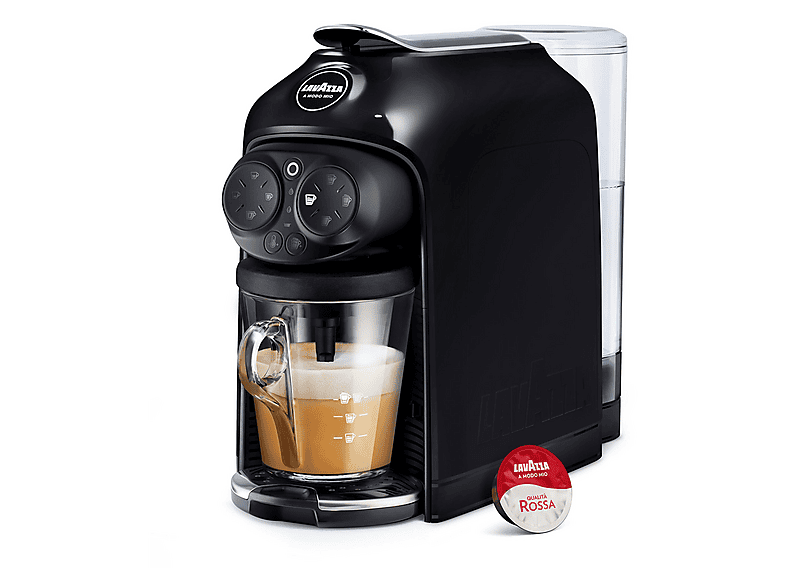 LAVAZZA DESEABLACK — Cafetera de cápsulas, 1500 W, Negro, 15 bar