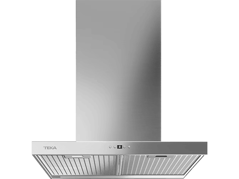 TEKA DSH 686 — Campana decorativa, 586 m³/h, 60 cm, Inox, 3 Velocidades