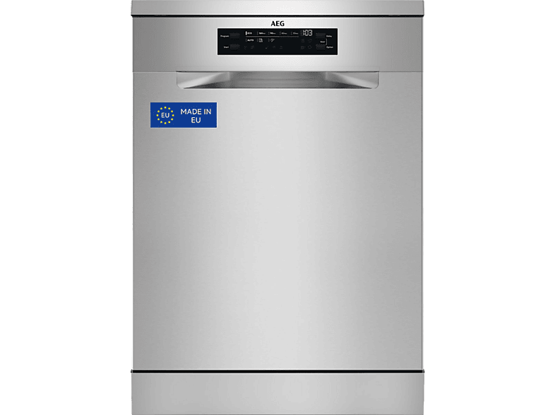 AEG FFB74927ZM — Lavavajillas, 14 servicios, 8 programas, 60 cm, Inox