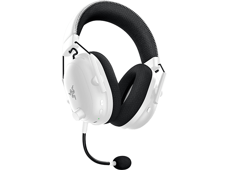 RAZER Blackshark V2 Pro (2023) — Auriculares gaming, Controlador 50 mm, Bluetooth, Blanco, Micrófono HyperClear Super Wideband