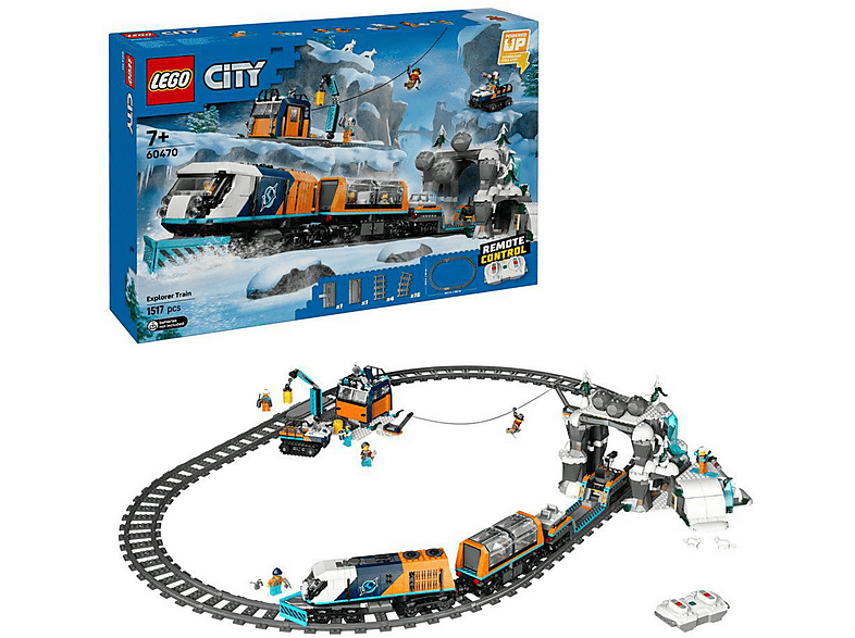LEGO City Tren Ártico de los Exploradores - 660470 — Juego de construcción, edad recomendada: 7 año(s), 1517 piezas